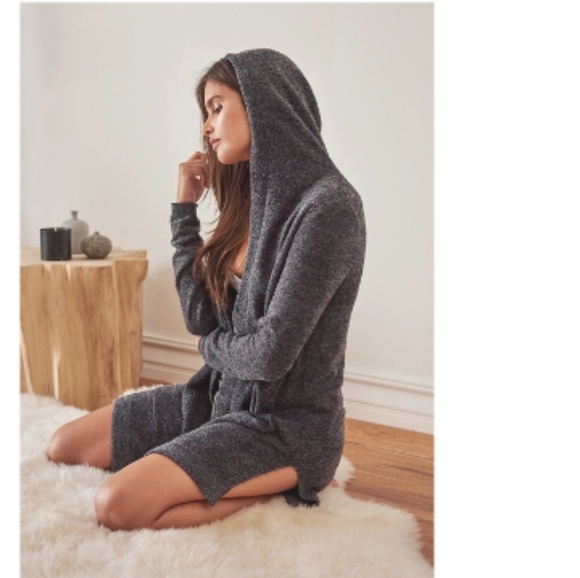 barefoot dreams cozychic ultra lite hooded resort cardi